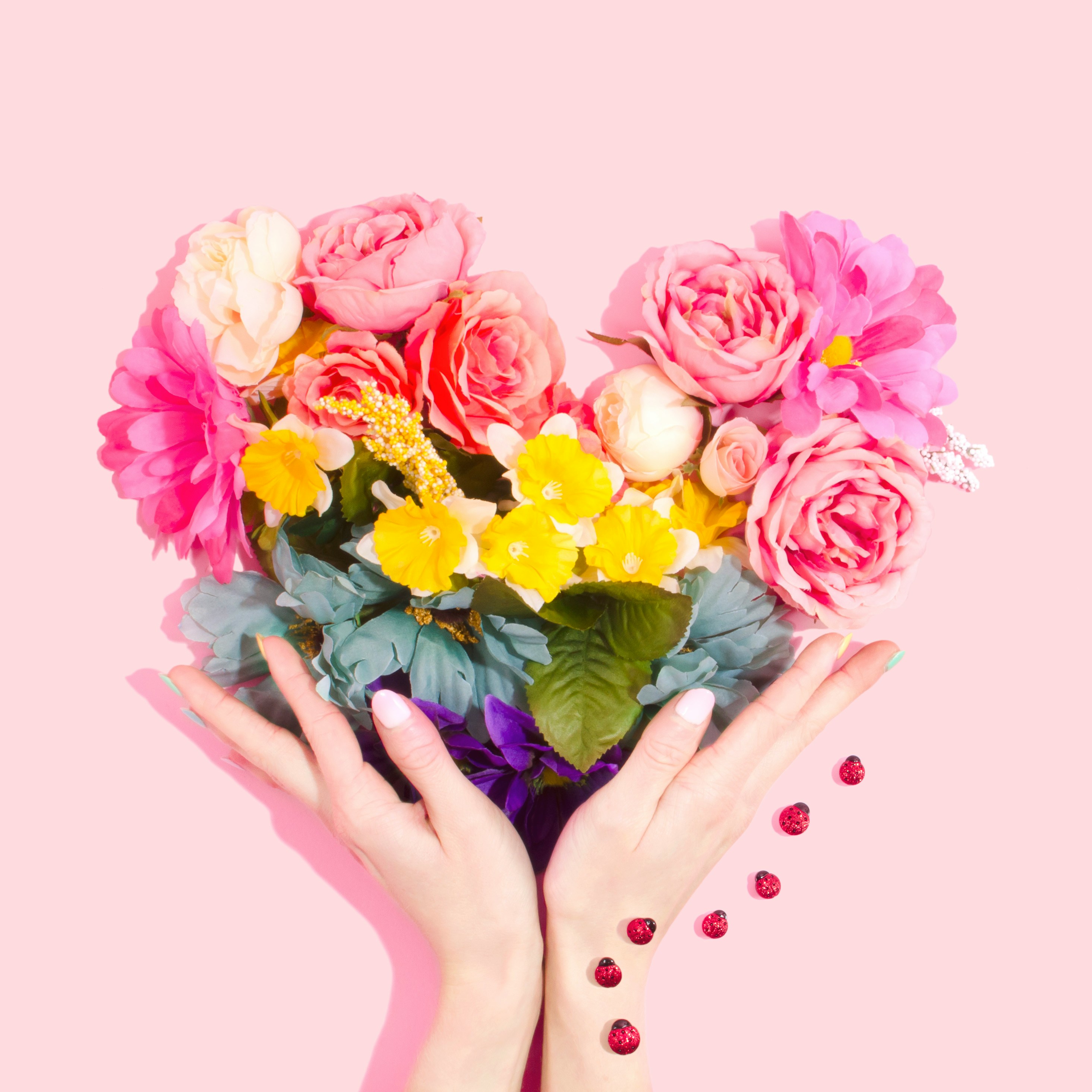 Hochzeitsfloristik: Herz aus Blumen